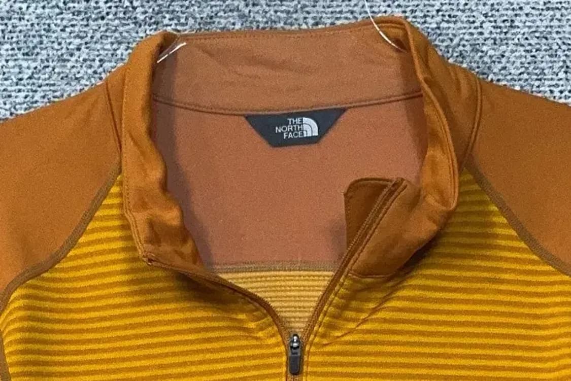 노스페이스 옐로우 등산 기능성 반집업 긴팔티 100(L) 상품이미지5