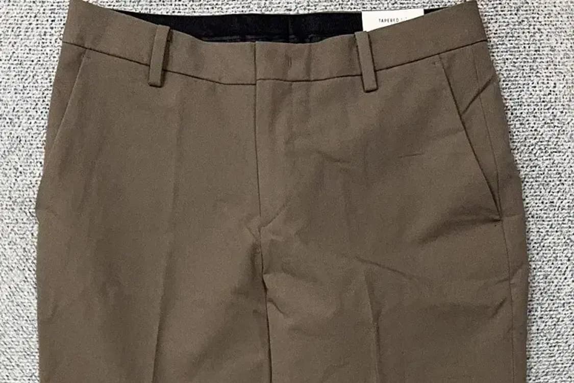 [새상품]지오다노 테이퍼드 핏 브라운 슬랙스 29 상품이미지3