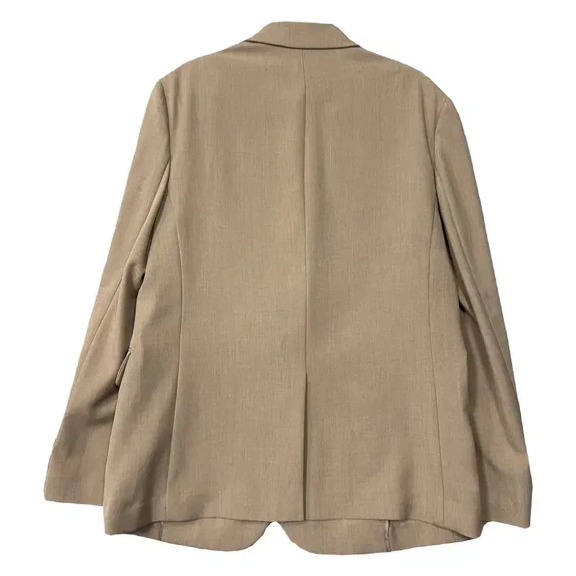 무신사스탠다드 베이지 투버튼 캐주얼 블레이저 S 상품이미지2