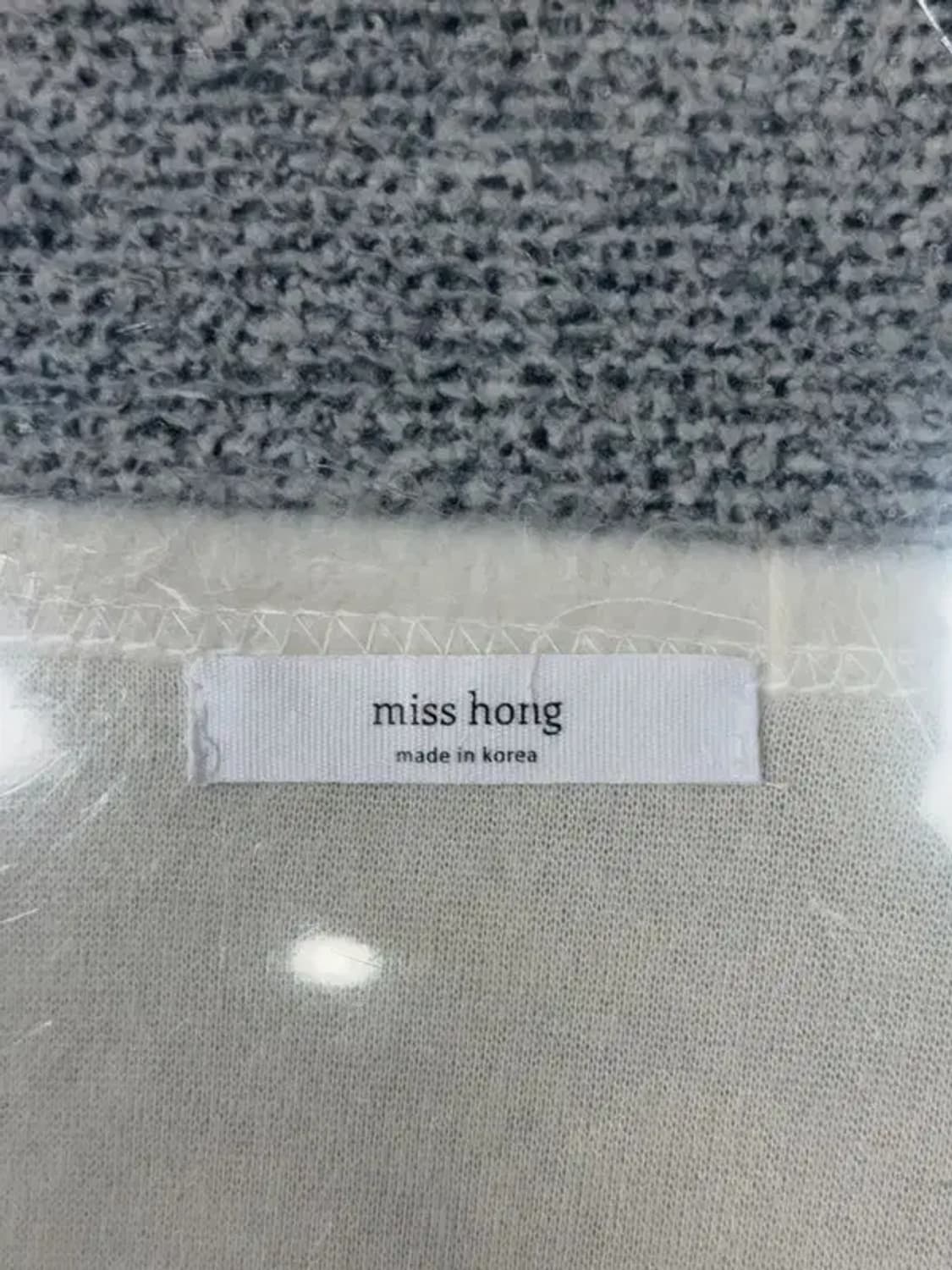 여성 캐주얼 크림 크롭 니트 가디건 S-M 상품이미지6