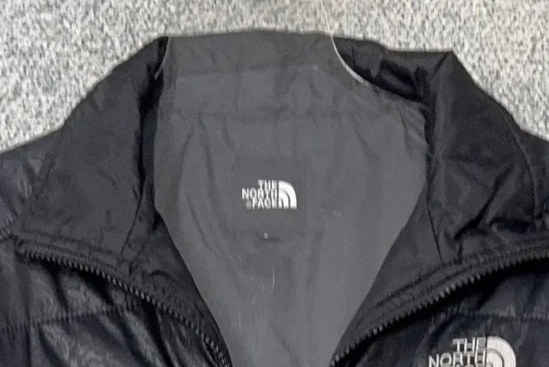 노스페이스 블랙 로고 누빔 점퍼 95 상품이미지5