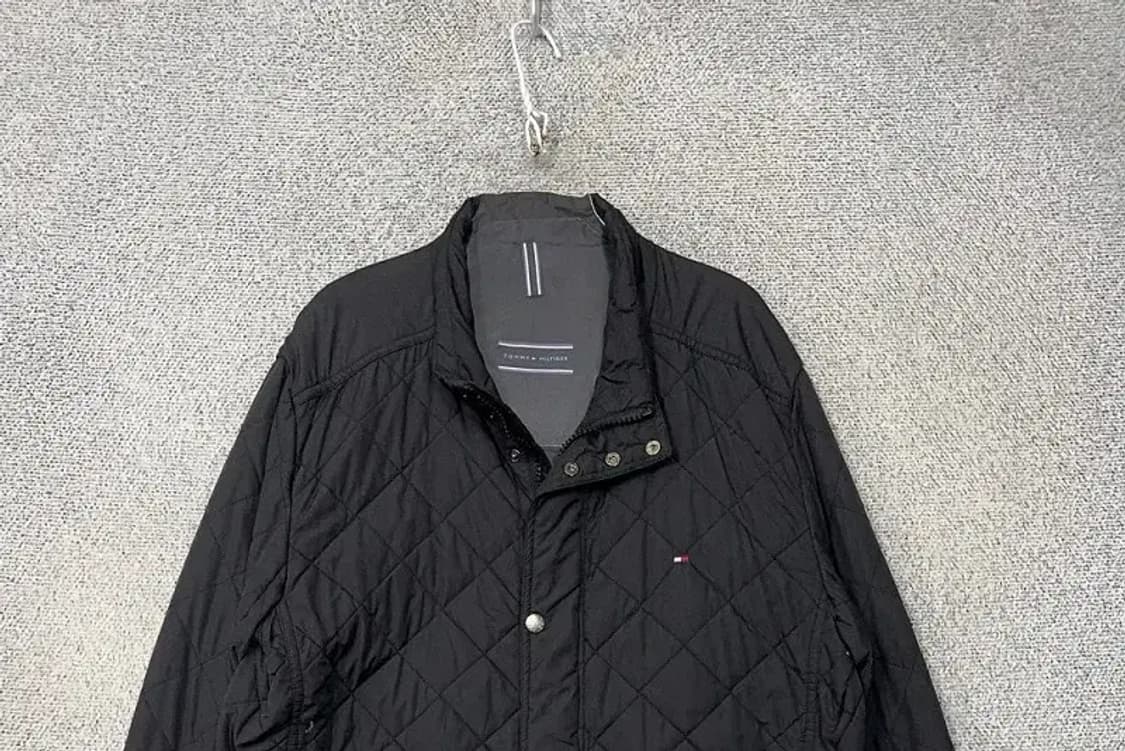 타미힐피거 블랙 로고 클래식 퀄팅 자켓 XL 상품이미지3