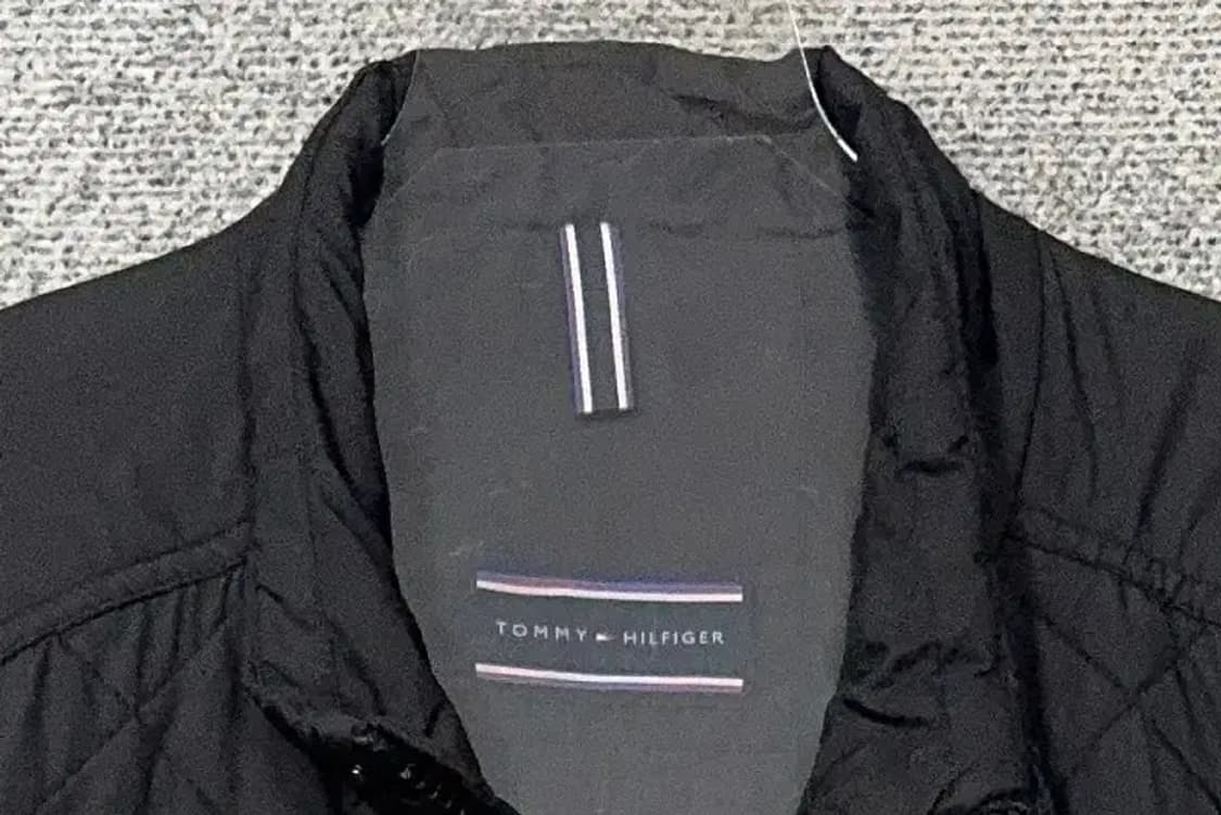 타미힐피거 블랙 로고 클래식 퀄팅 자켓 XL 상품이미지5
