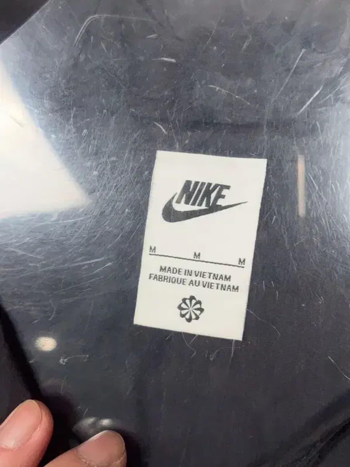 나이키 블랙 로고 밴딩 나일론 여성 후드 바람막이 M 상품이미지7
