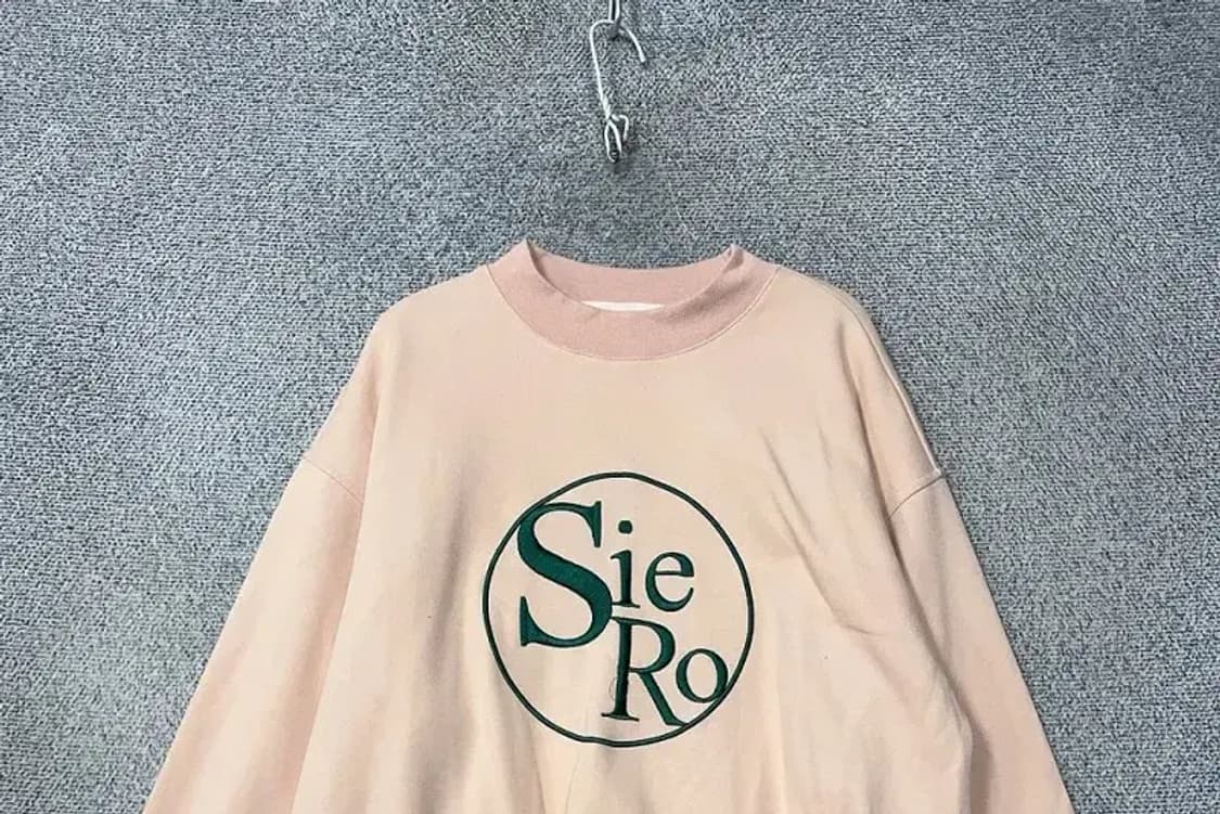 시에로 프린팅 라이트 핑크 맨투맨 1(S) 상품이미지3