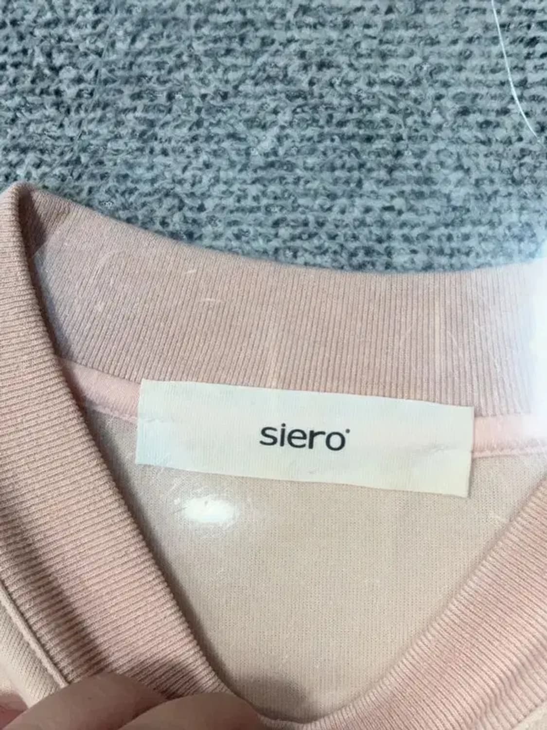 시에로 프린팅 라이트 핑크 맨투맨 1(S) 상품이미지7