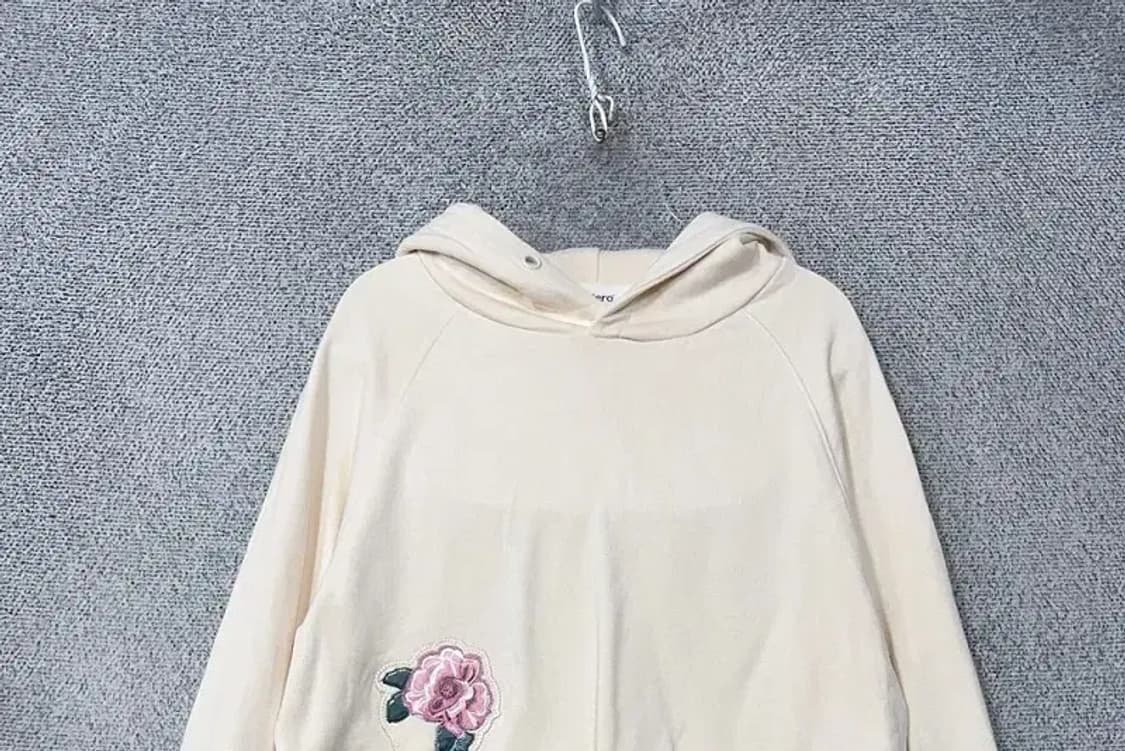 시에로 프린팅 크림 후드티 0(XS) 상품이미지3