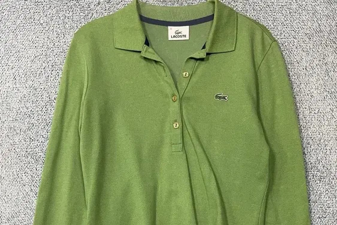 라코스테 라이트 그린 로고 카라 원피스 36 상품이미지3