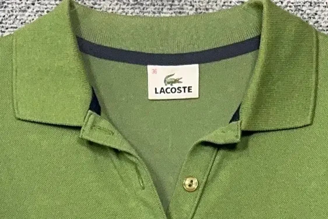 라코스테 라이트 그린 로고 카라 원피스 36 상품이미지5