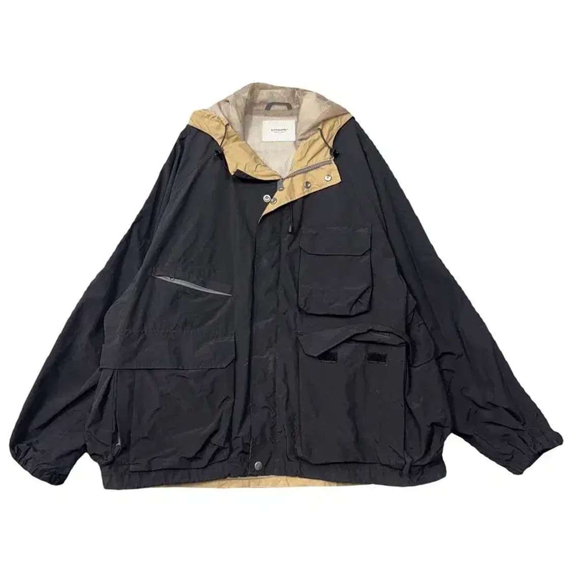 아웃스탠딩 블랙 테크웨어 나일론 자켓 3 상품이미지1