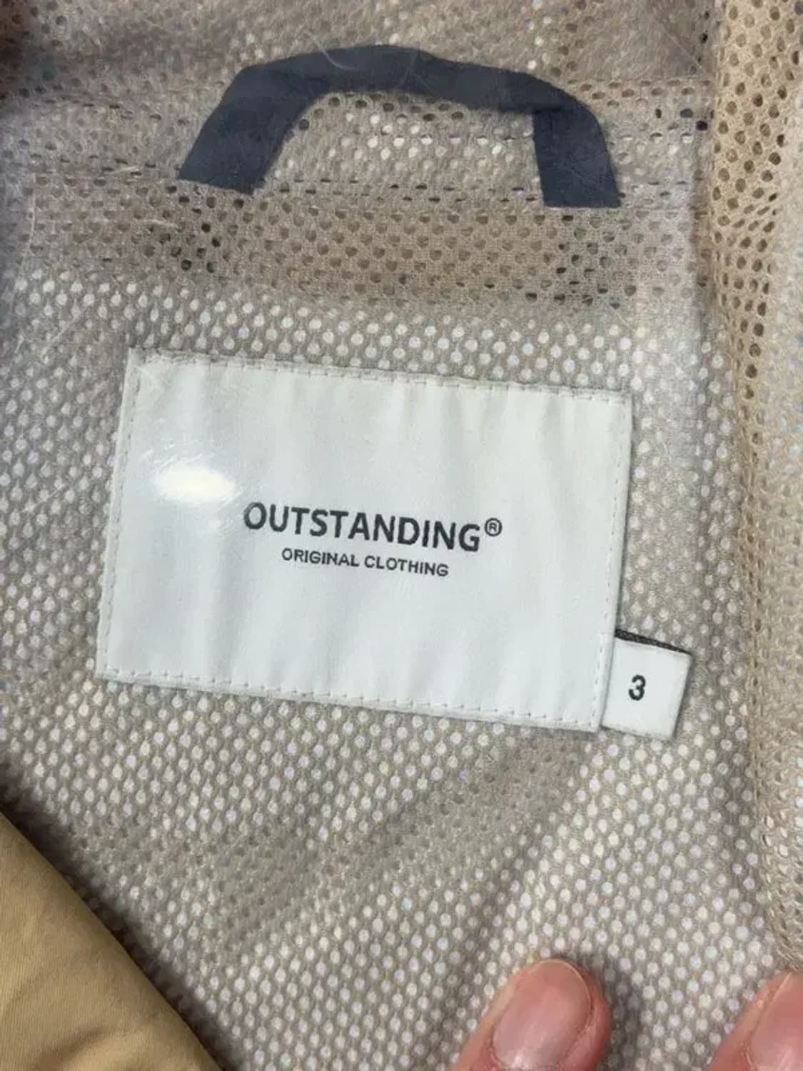 아웃스탠딩 블랙 테크웨어 나일론 자켓 3 상품이미지6