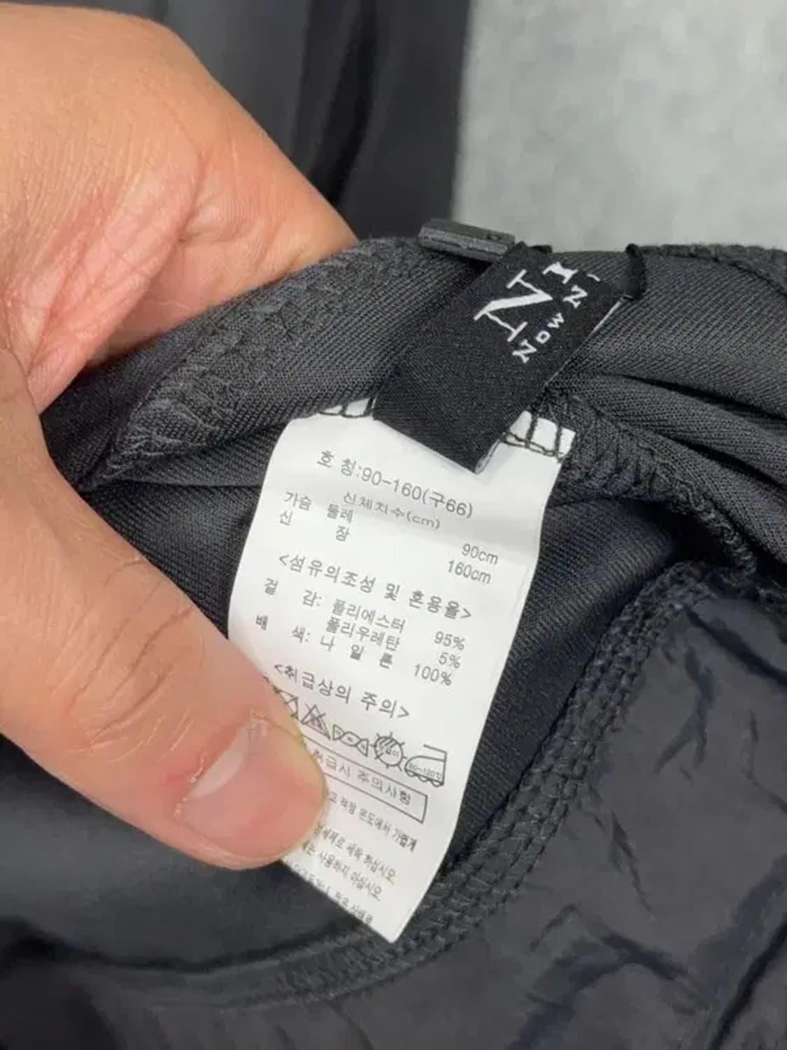 [새상품]NNF 그레이 후드티 90-160 상품이미지8