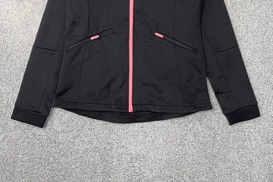 푸마 블랙 로고 기능성 후드 집업 M 상품이미지4