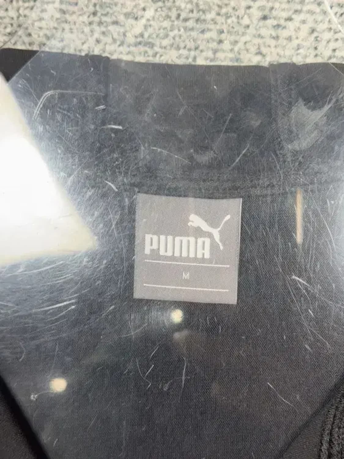 푸마 블랙 로고 기능성 후드 집업 M 상품이미지6