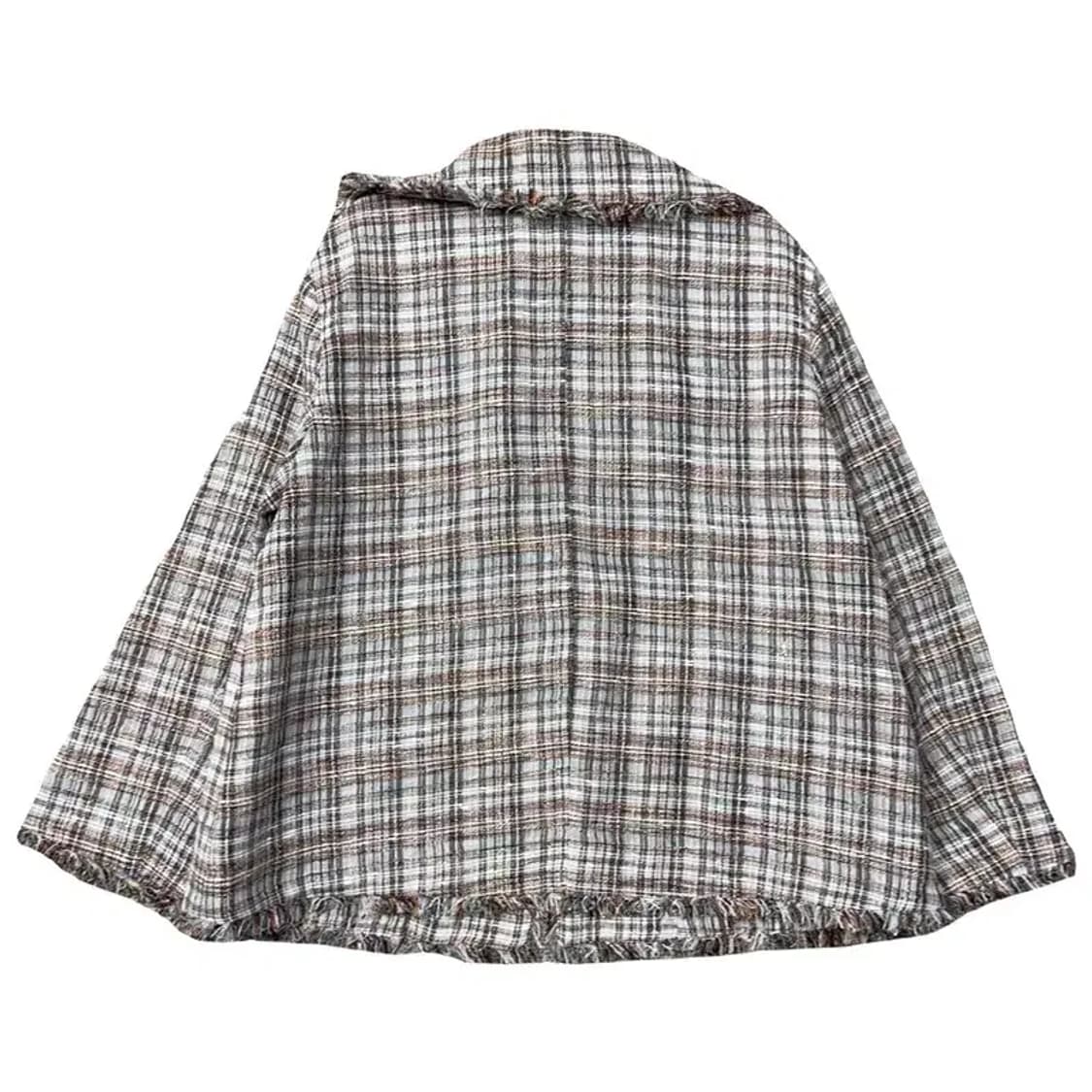 칼 라거펠트 체크 베이지 트위드 블레이저 55 상품이미지2