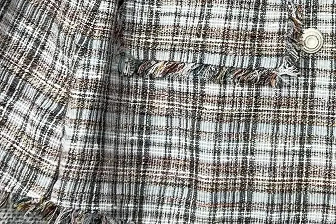 칼 라거펠트 체크 베이지 트위드 블레이저 55 상품이미지5