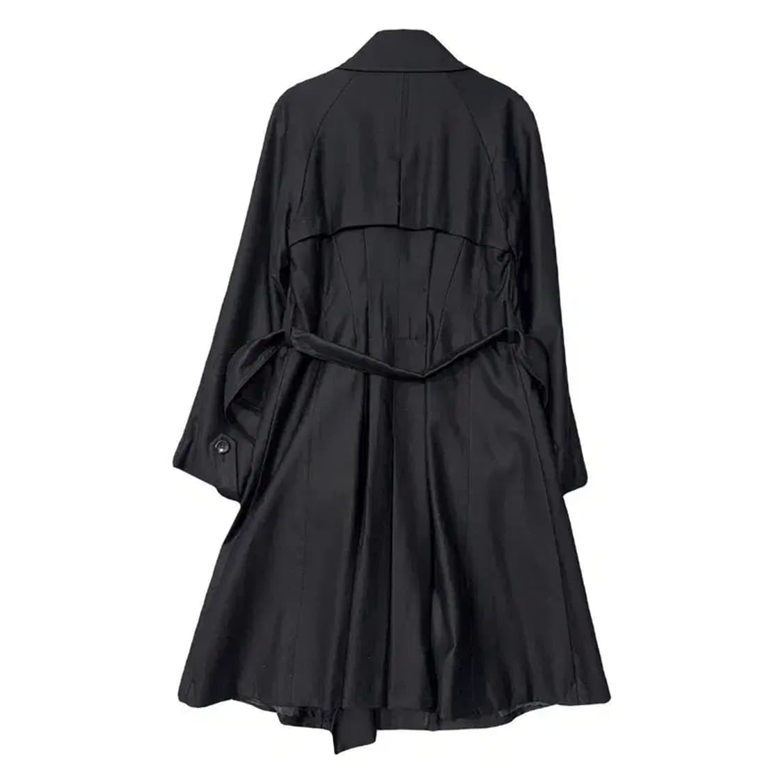 잇 미샤 블랙 벨티드 클래식 트렌치 코트 82-160 상품이미지2