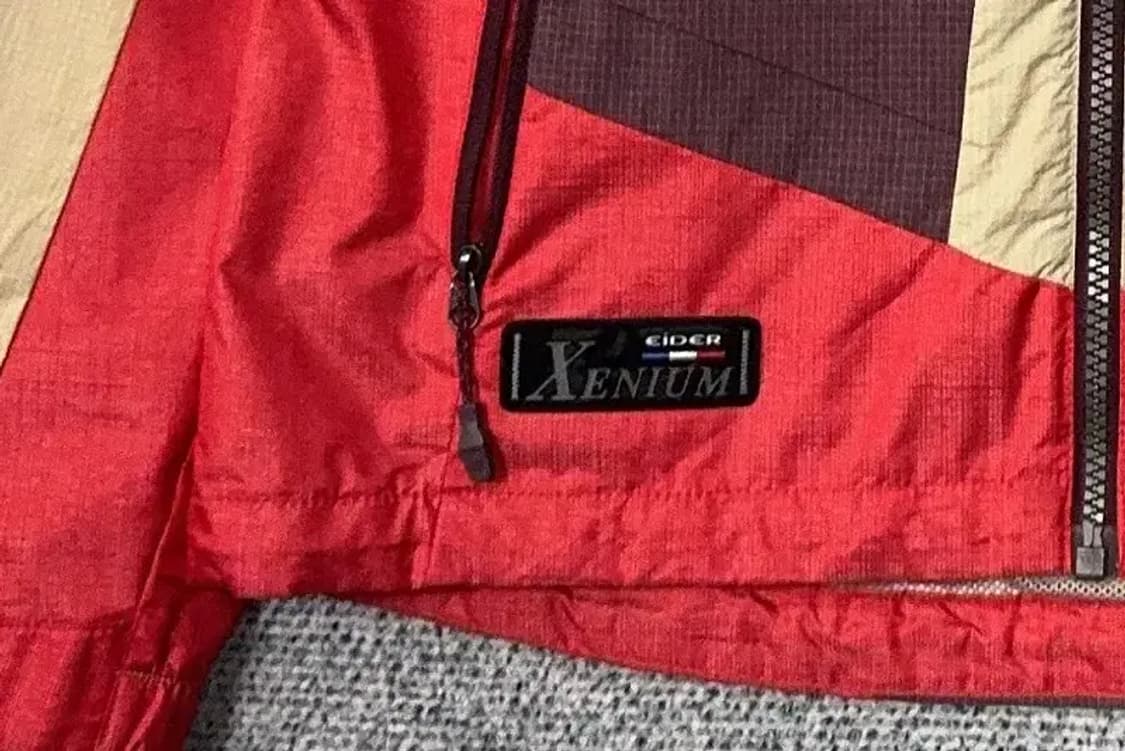 아이더 로고 기능성 나일론 바람막이 S 상품이미지6