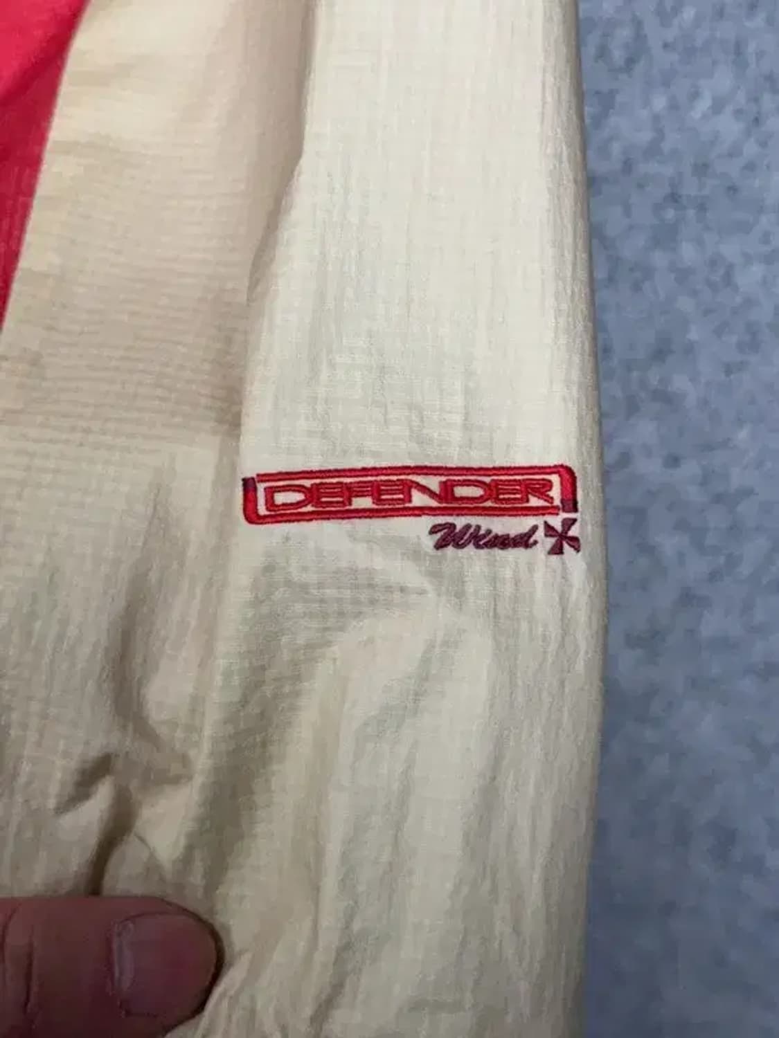 아이더 로고 기능성 나일론 바람막이 S 상품이미지7