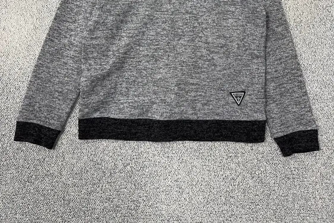 게스 그레이 배색 맨투맨 90(S) 상품이미지4