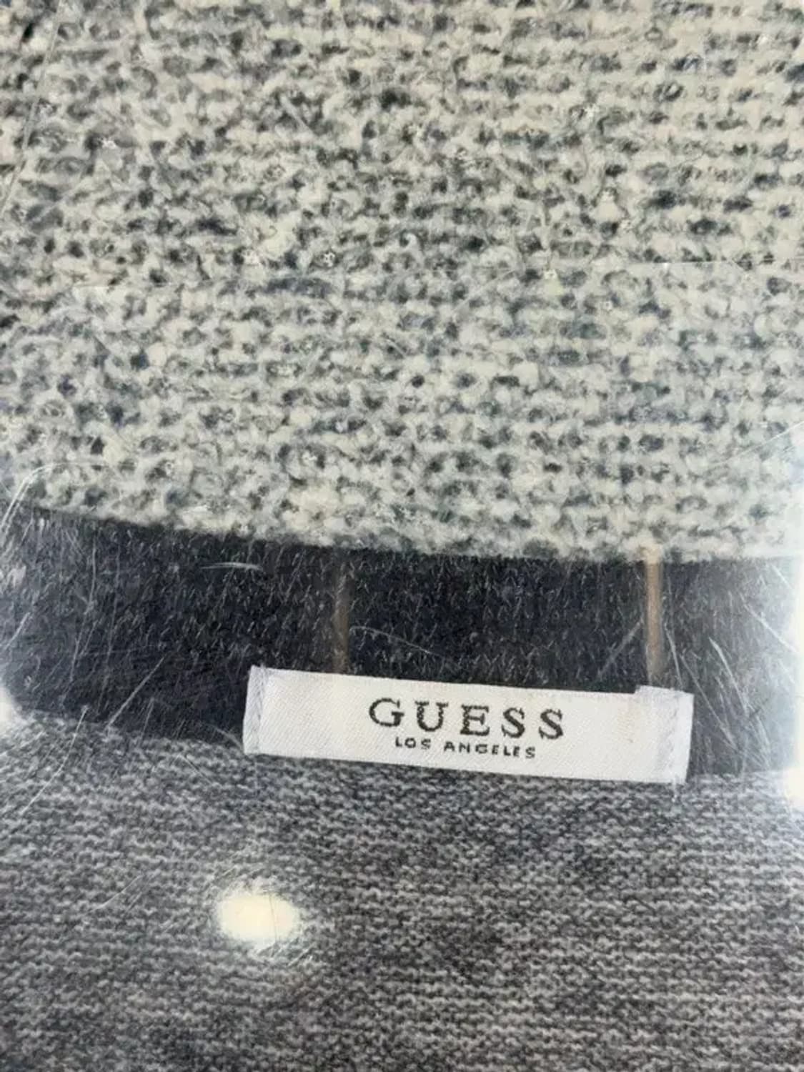 게스 그레이 배색 맨투맨 90(S) 상품이미지7