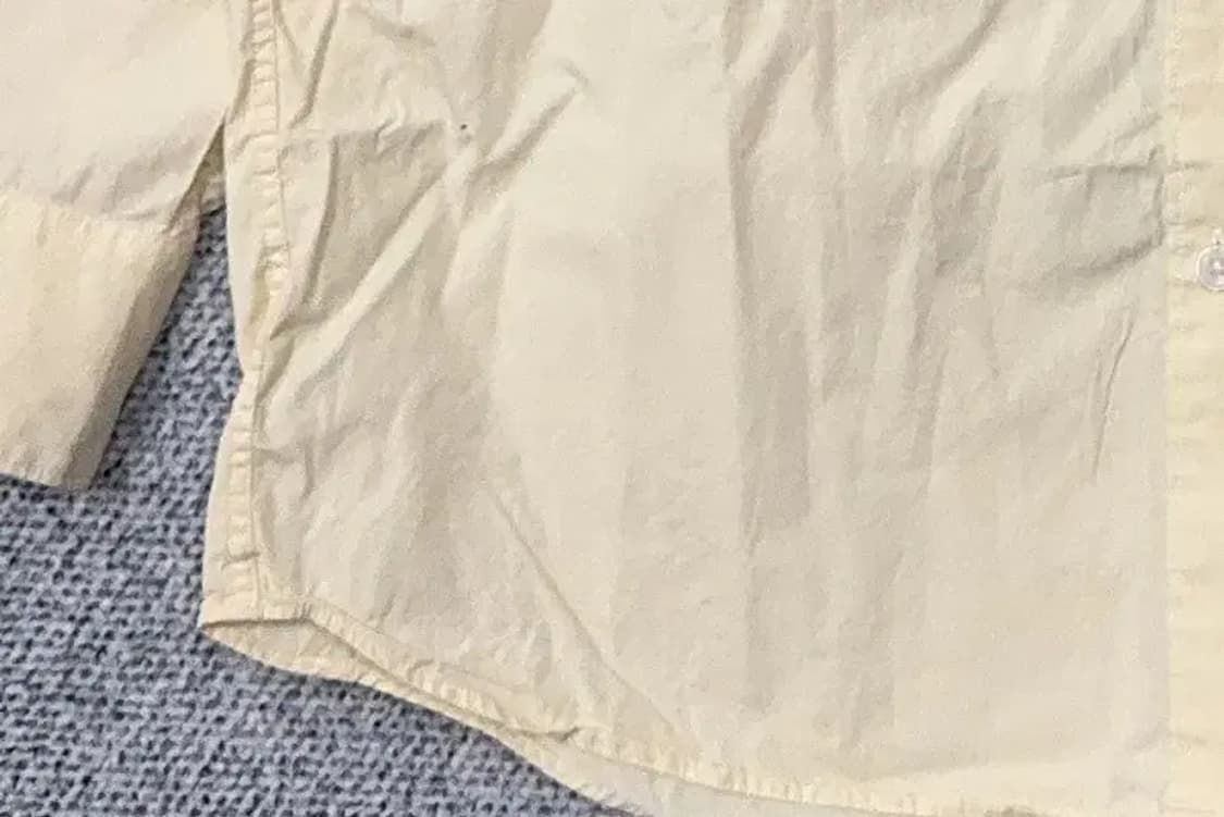 유니클로 레몬 크림 셔츠 M 160/84A 상품이미지5