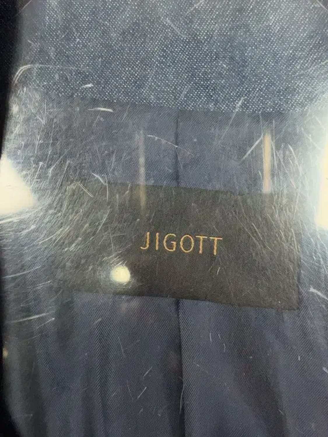 지고트 네이비 인디고 컬러 클래식 트렌치 코트 L 상품이미지6