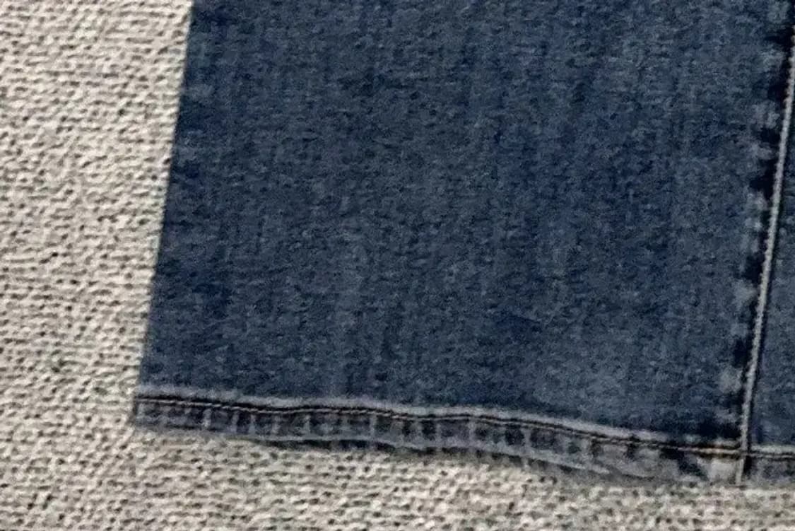 게스 삼각 로고 와이드 핏 청바지 67(27) 상품이미지6