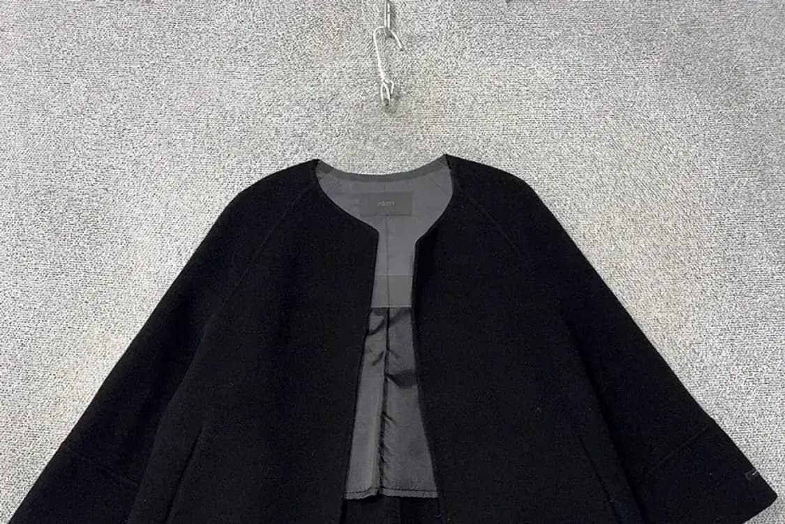 지고트 블랙 빅 사이즈 울 코트 XL 상품이미지3