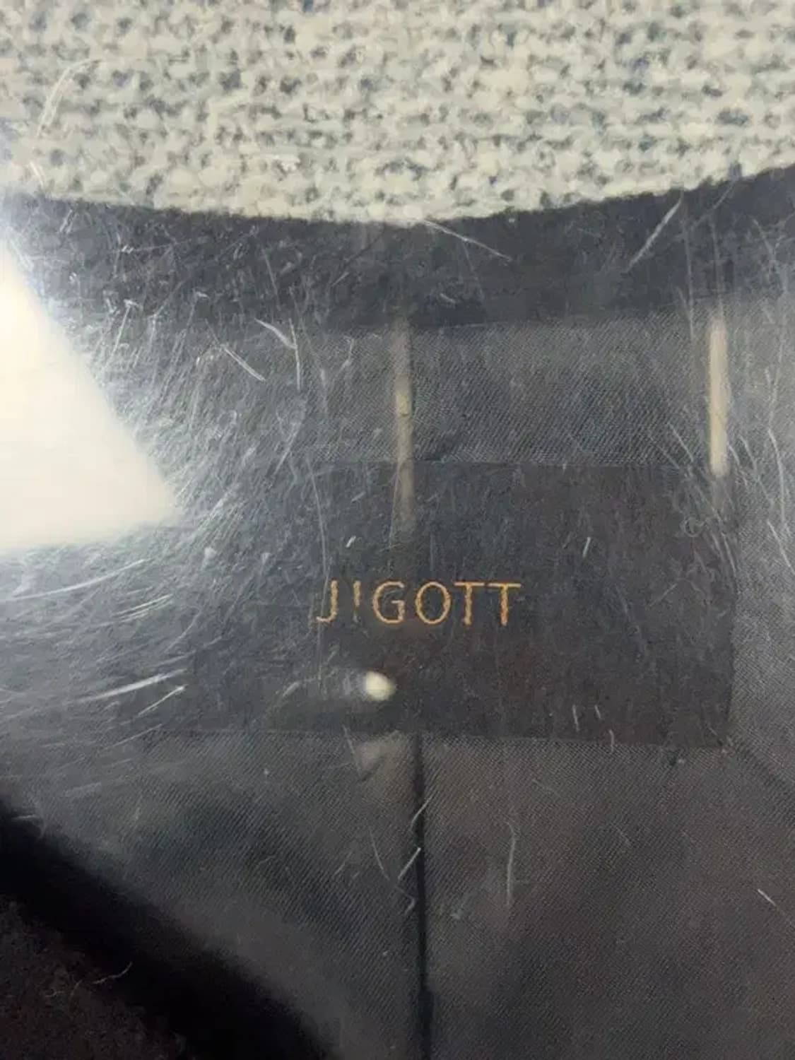 지고트 블랙 빅 사이즈 울 코트 XL 상품이미지7