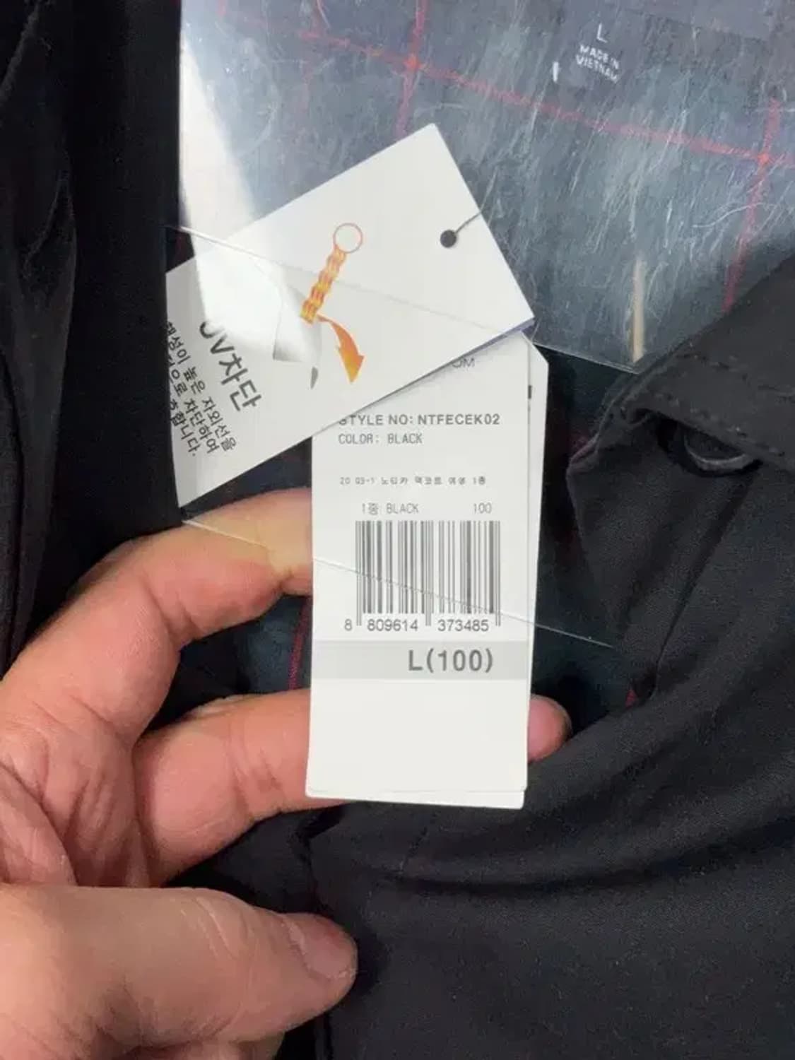 [새상품]노티카 블랙 롱코트 L 상품이미지7