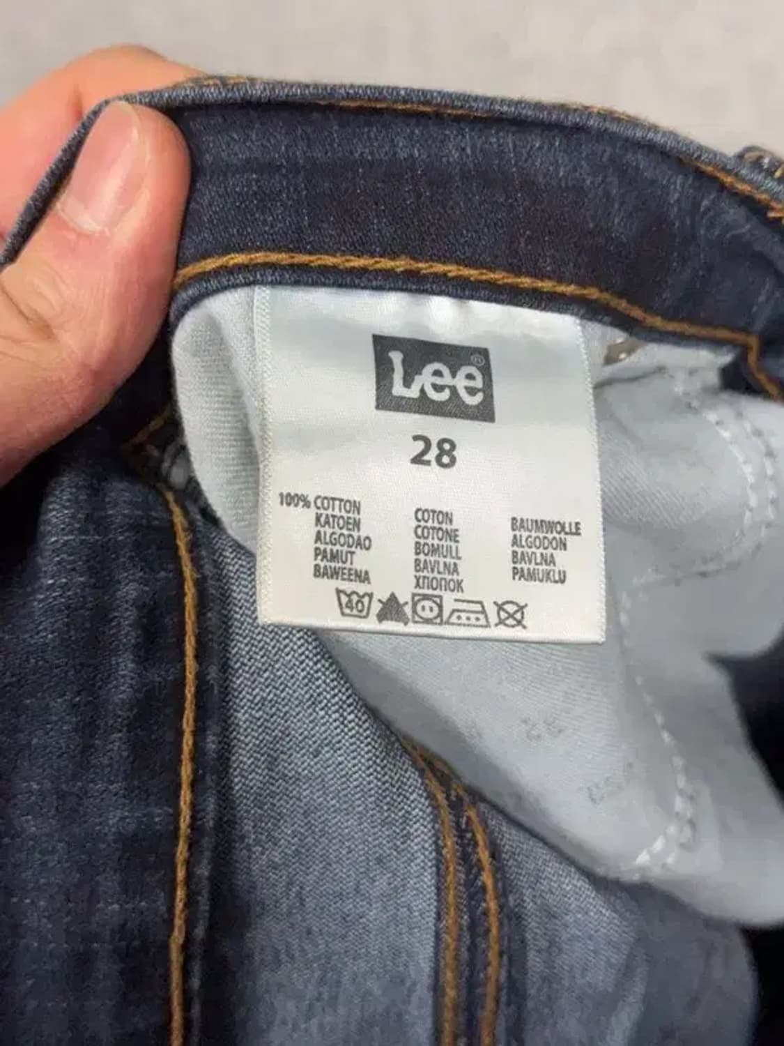 리 워싱 캐주얼 청바지 28 상품이미지8