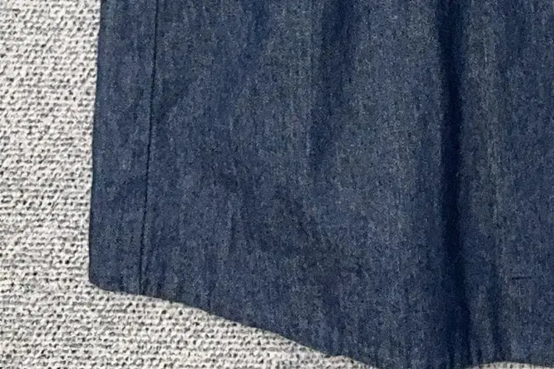 시스템 네이비 인디고 벨티드 트렌치 코트 88-96-165 상품이미지5