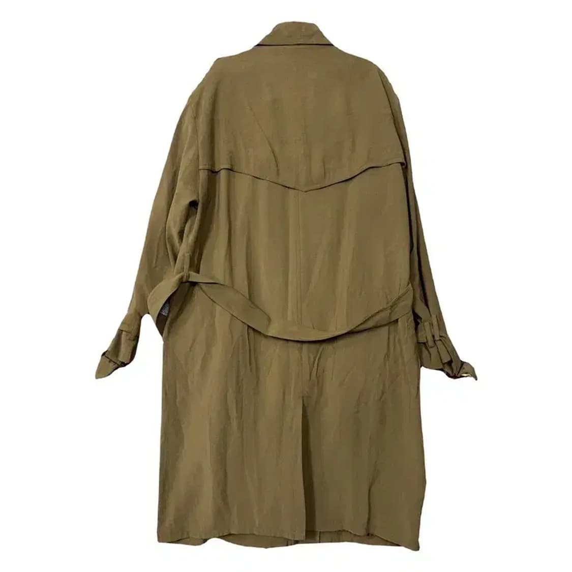 톰보이 카키 벨티드 빅사이즈 트렌치 코트 85-92-160 상품이미지2