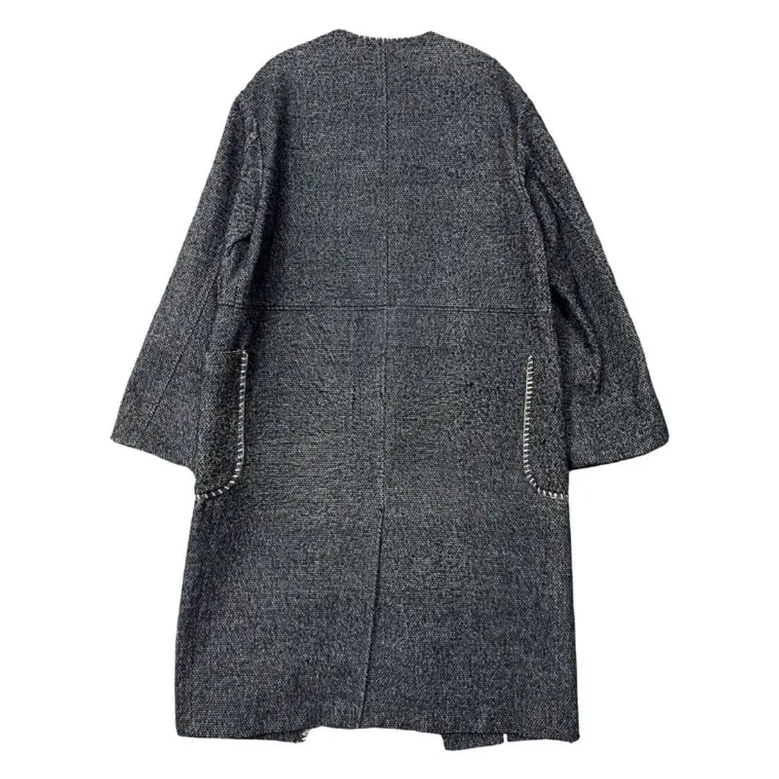 에잇세컨즈 블루 트위드 코트 F 상품이미지2