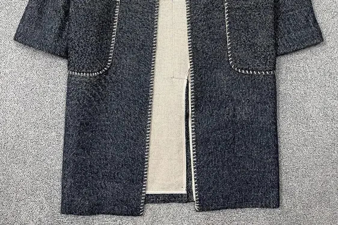 에잇세컨즈 블루 트위드 코트 F 상품이미지4