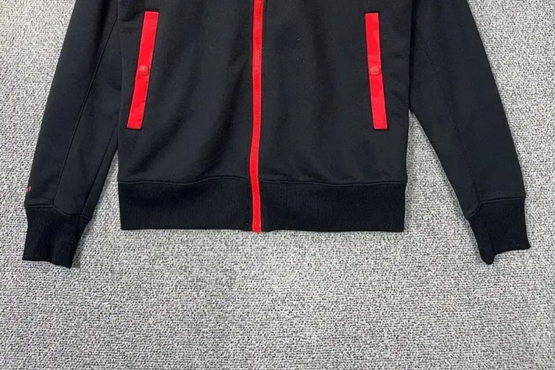 언더아머 레드 로고 기능성 후드 집업 M 상품이미지4