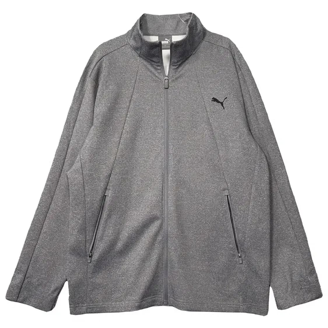 푸마 라이트 그레이 로고 기능성 집업 XL 상품이미지1