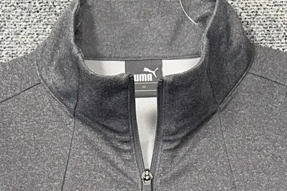 푸마 라이트 그레이 로고 기능성 집업 XL 상품이미지5