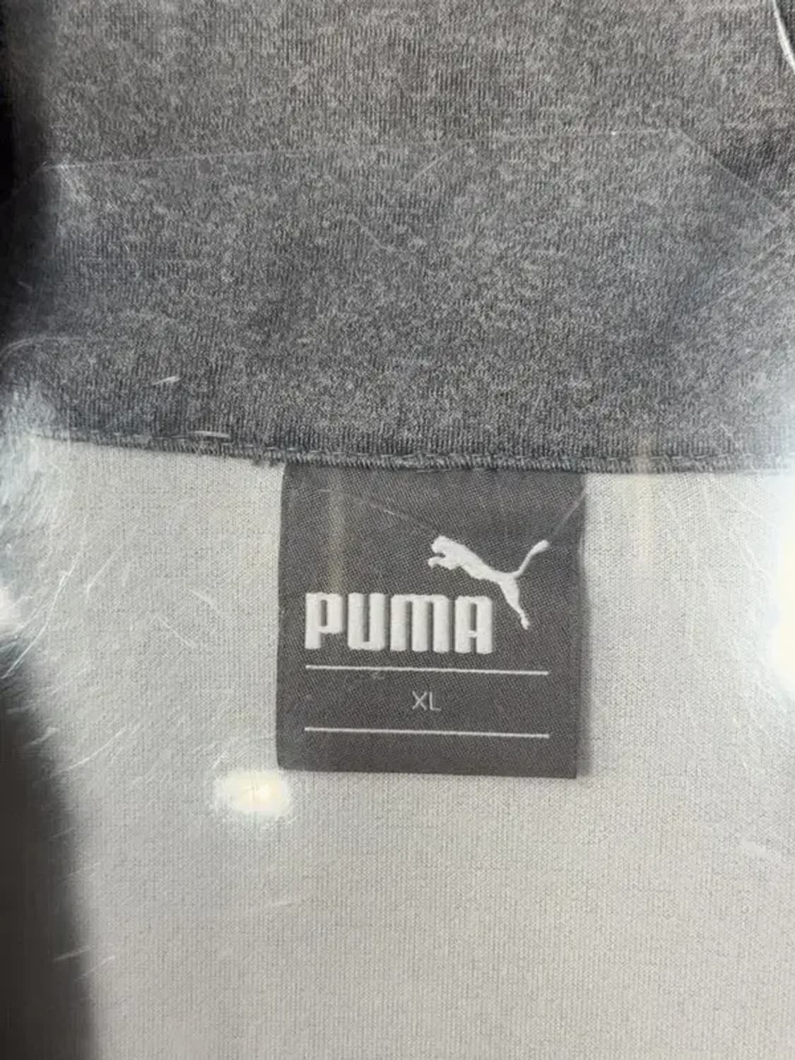 푸마 라이트 그레이 로고 기능성 집업 XL 상품이미지7