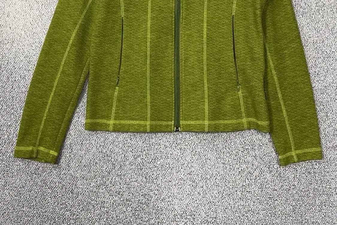 네파 카키 로고 플리스 후리스 집업 M 상품이미지4