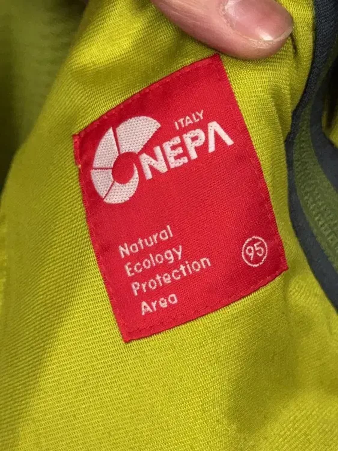 네파 카키 로고 플리스 후리스 집업 M 상품이미지5