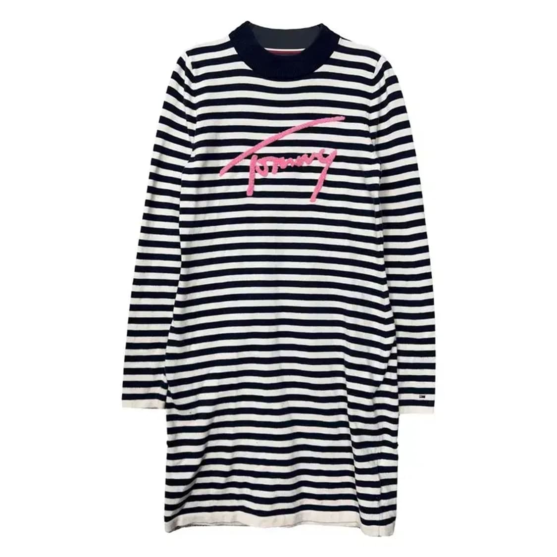 타미힐피거 스트라이프 블루 니트 원피스 S 상품이미지1