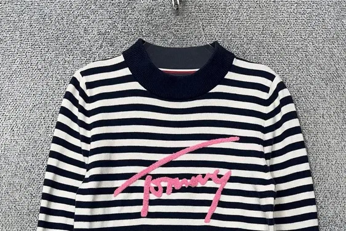 타미힐피거 스트라이프 블루 니트 원피스 S 상품이미지3