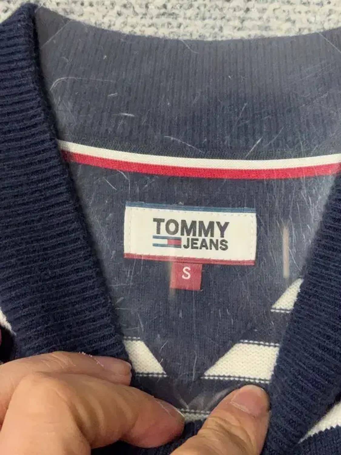 타미힐피거 스트라이프 블루 니트 원피스 S 상품이미지8