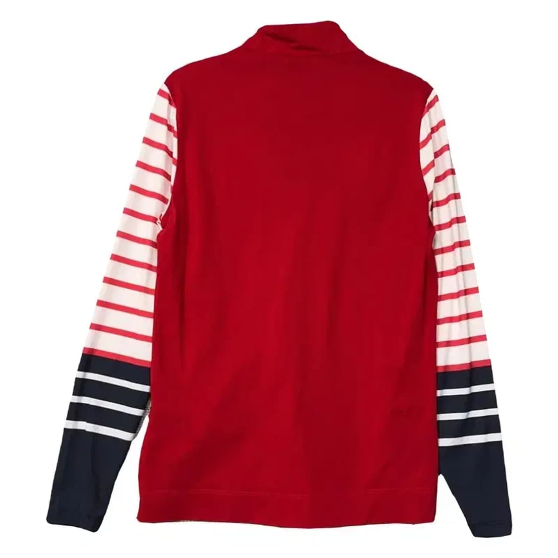 먼싱웨어 레드 골프 기능성 반집업 긴팔티 M 상품이미지2