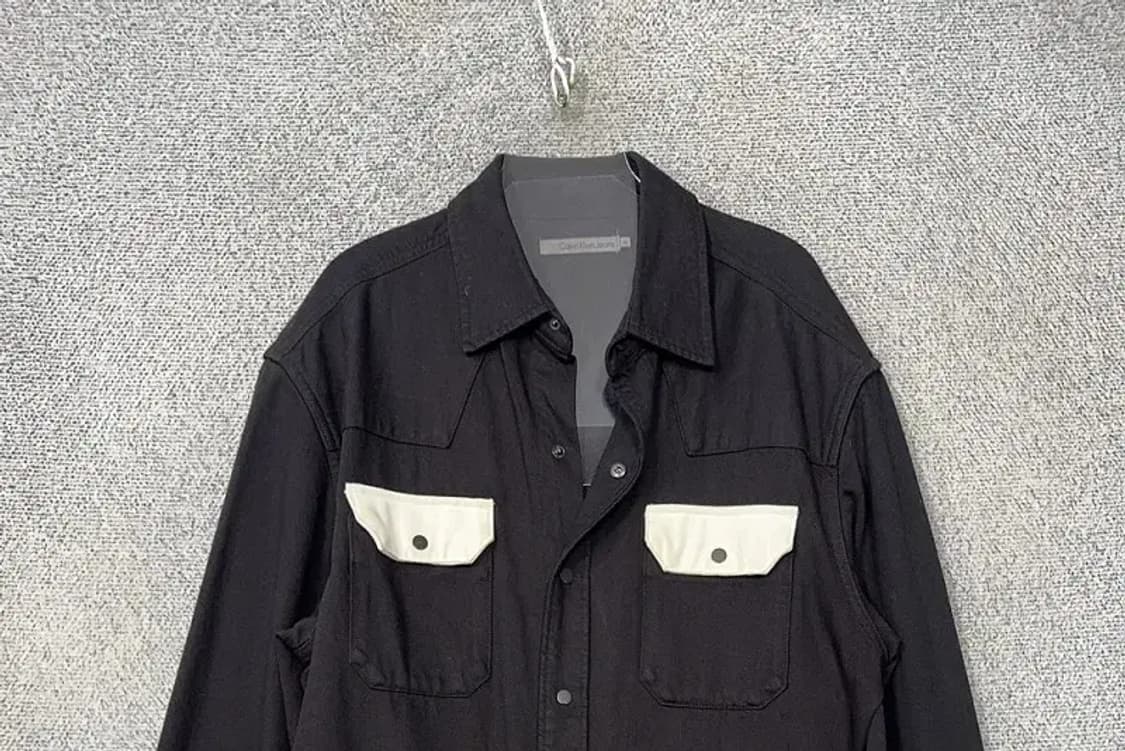 캘빈클라인 블랙 셔츠 M 상품이미지3