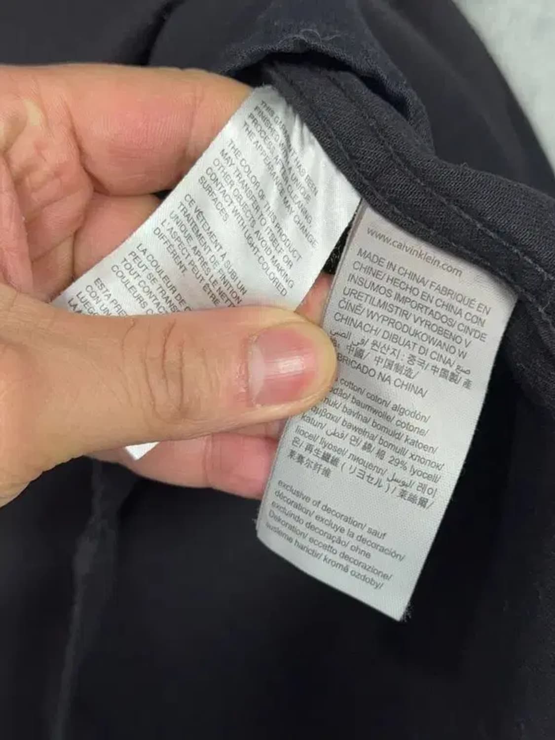 캘빈클라인 블랙 셔츠 M 상품이미지8