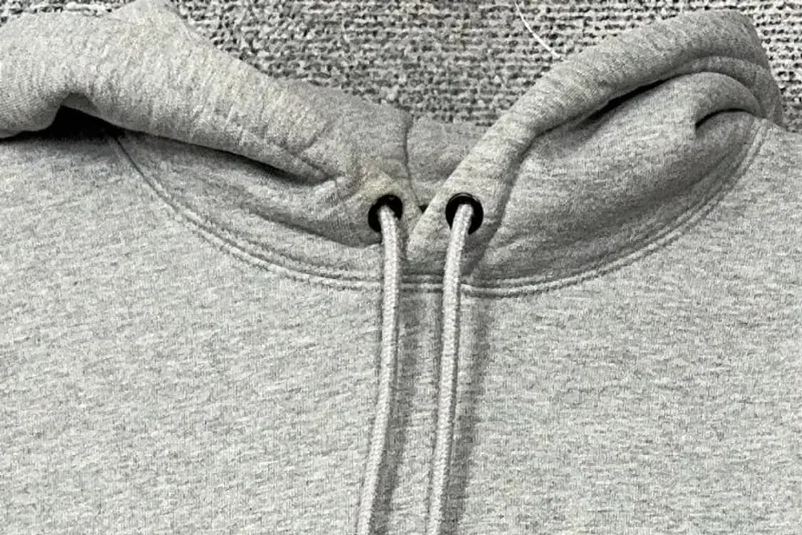 챔피온 라이트 그레이 로고 후드티 MEDIUM 상품이미지5