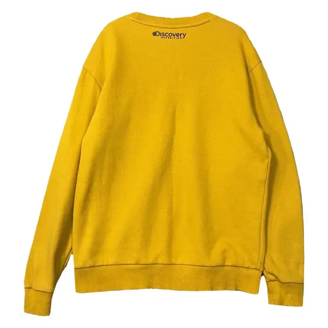 디스커버리 옐로우 로고 맨투맨 MS 상품이미지2